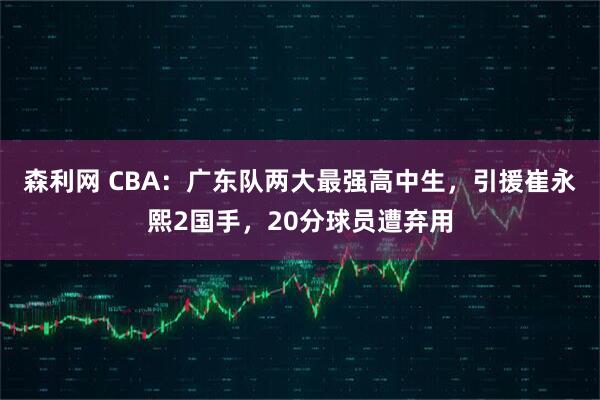 森利网 CBA：广东队两大最强高中生，引援崔永熙2国手，20分球员遭弃用
