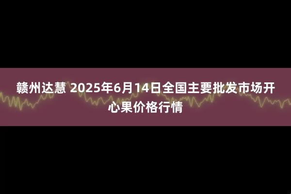 赣州达慧 2025年6月14日全国主要批发市场开心果价格行情